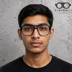 Dita Blue navigator optical frame for men view 4