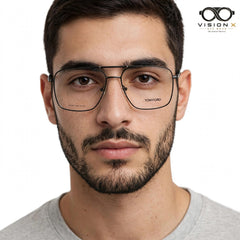 Tom Ford Black navigator optical frame for men view 4