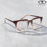 Perfect Brown rectangle optical frame for men
