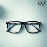 Boss Black rectangle optical frame for men