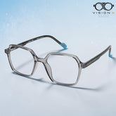 Chanel Grey geometric optical frame for women
