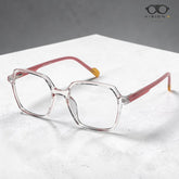 Chanel Clear Pink geometric optical frame for women
