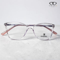 Chanel Light Purple cat eye optical frame for women