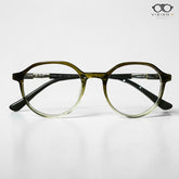 Gucci Olive Green round optical frame for women