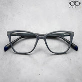 Bermando Grey Blue cat eye optical frame for women