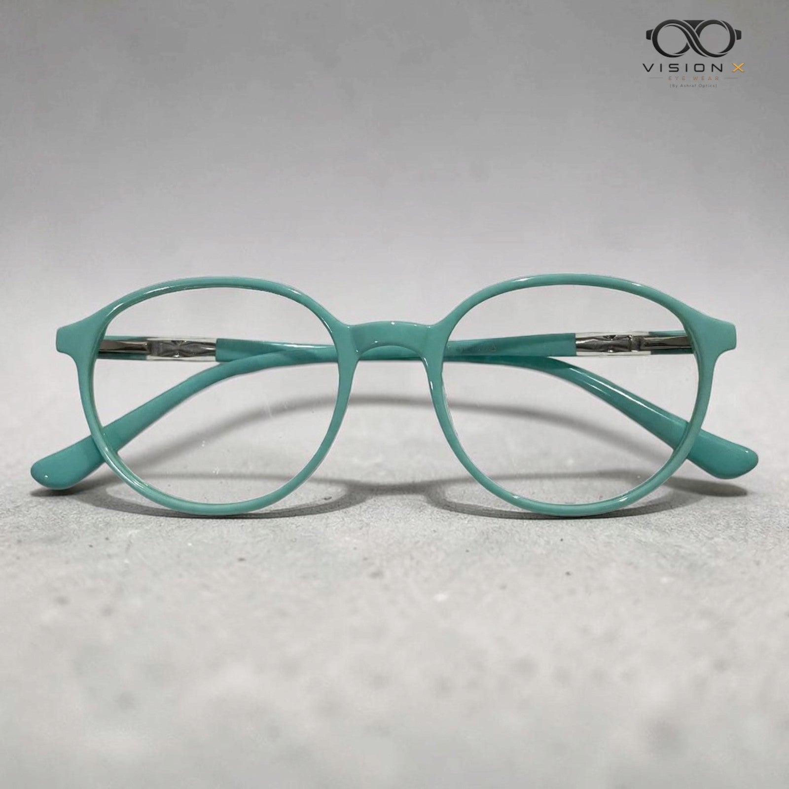 Gucci Teal round optical frame for women