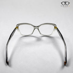 Bermando Clear Grey cat eye optical frame for women view 3