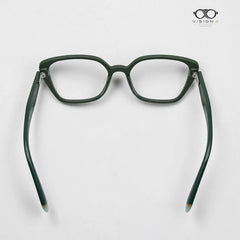 Bermando Green cat eye optical frame for women view 3