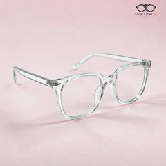 Rei Kawakubo Clear square optical frame for women view 2