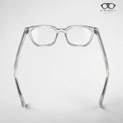 Rei Kawakubo Clear square optical frame for women view 3