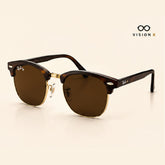 RAYBAN CLUBMASTER GOLD S03 sunglasses