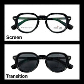 PARK LINE BEACH Dark Green round optical frame for men