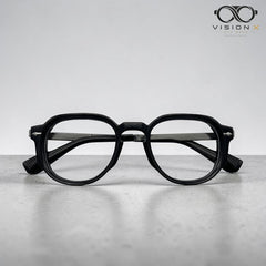 PARK LINE BEACH Dark Green round optical frame for men view 2