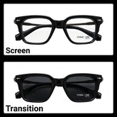 PARK LINE BEACH Black rectangle optical frame for men
