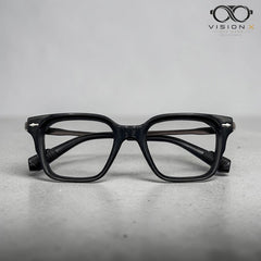 PARK LINE BEACH Black rectangle optical frame for men view 2