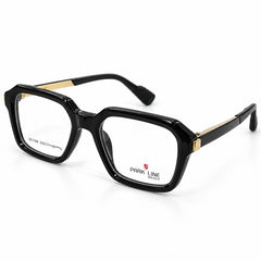 PARK LINE BEACH Black rectangle optical frame for men view 4