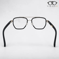 KALEIHEIPAI Black navigator optical frame for men view 3