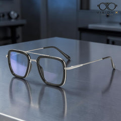 Tony Stark Black navigator optical frame for men view 3