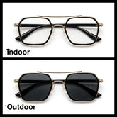Classic Black/Gold navigator optical frame for men