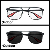 Ray-Ban Black/Red navigator optical frame for men
