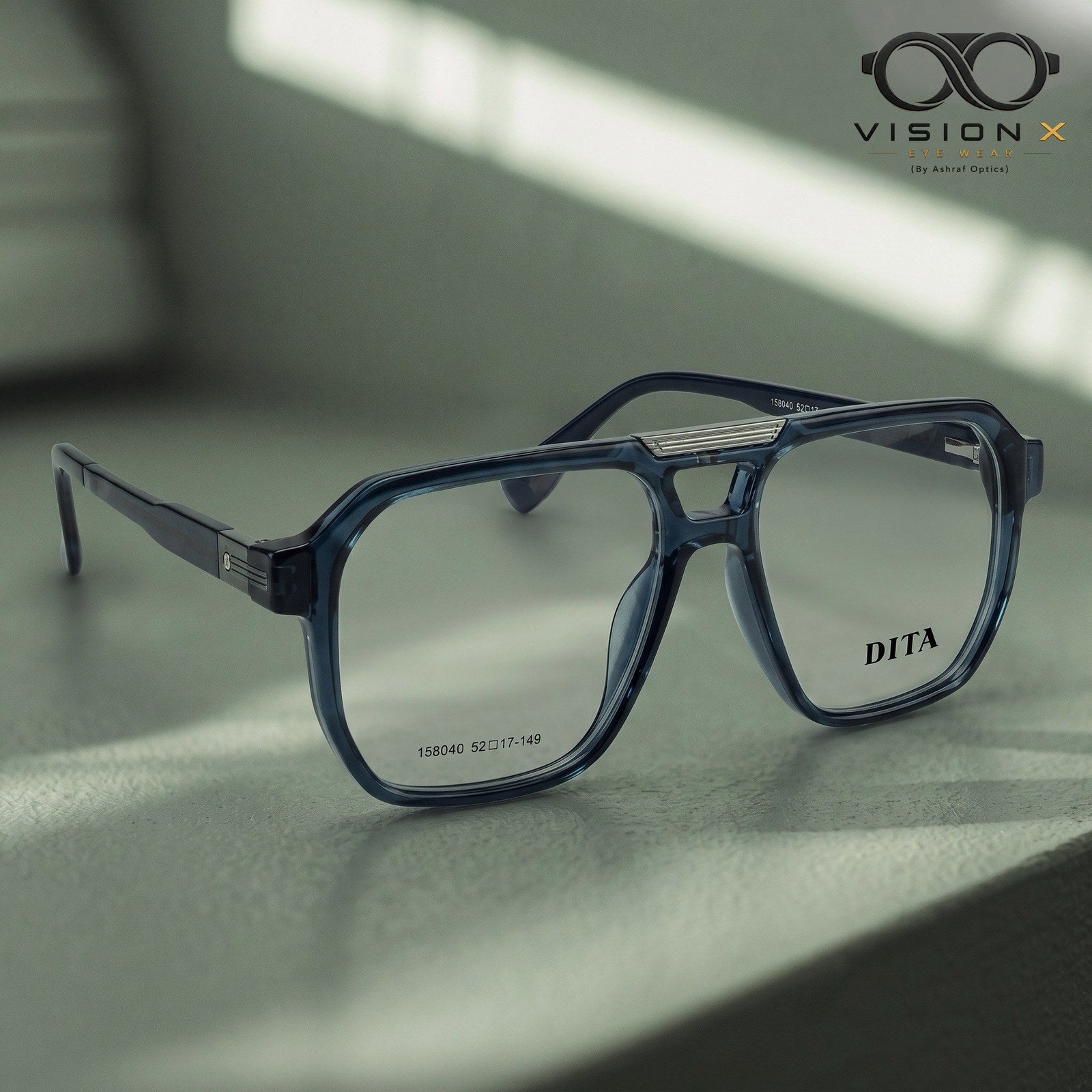 Dita Blue navigator optical frame for men