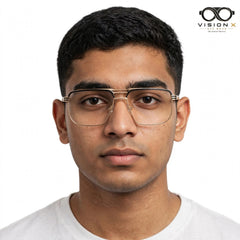 Boss Gold navigator optical frame for men view 4
