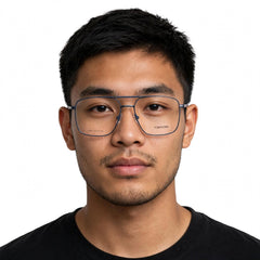Tom Ford Blue navigator optical frame for men view 4