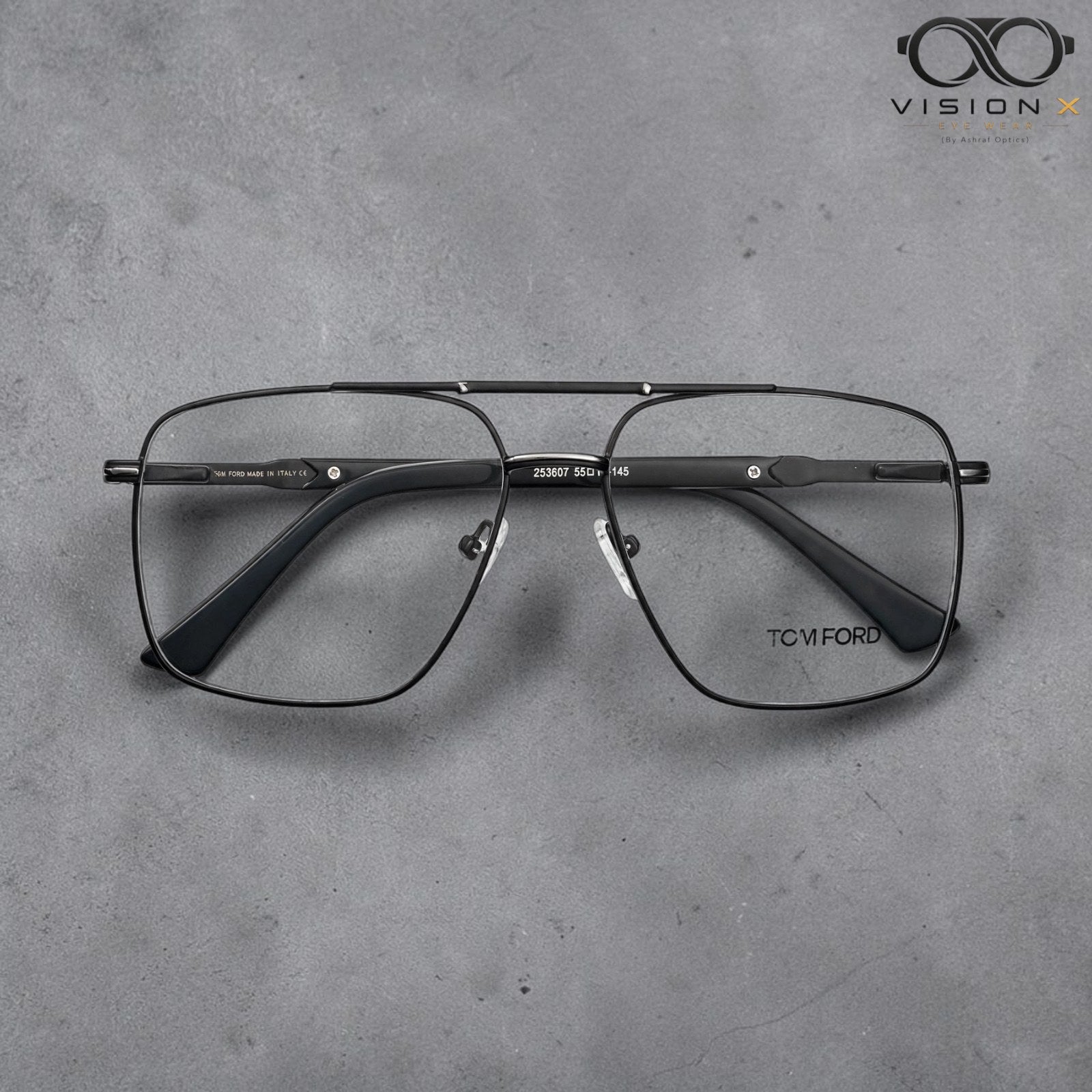 Tom Ford Black navigator optical frame for men