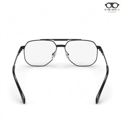 Cartier Gunmetal navigator optical frame for men view 3