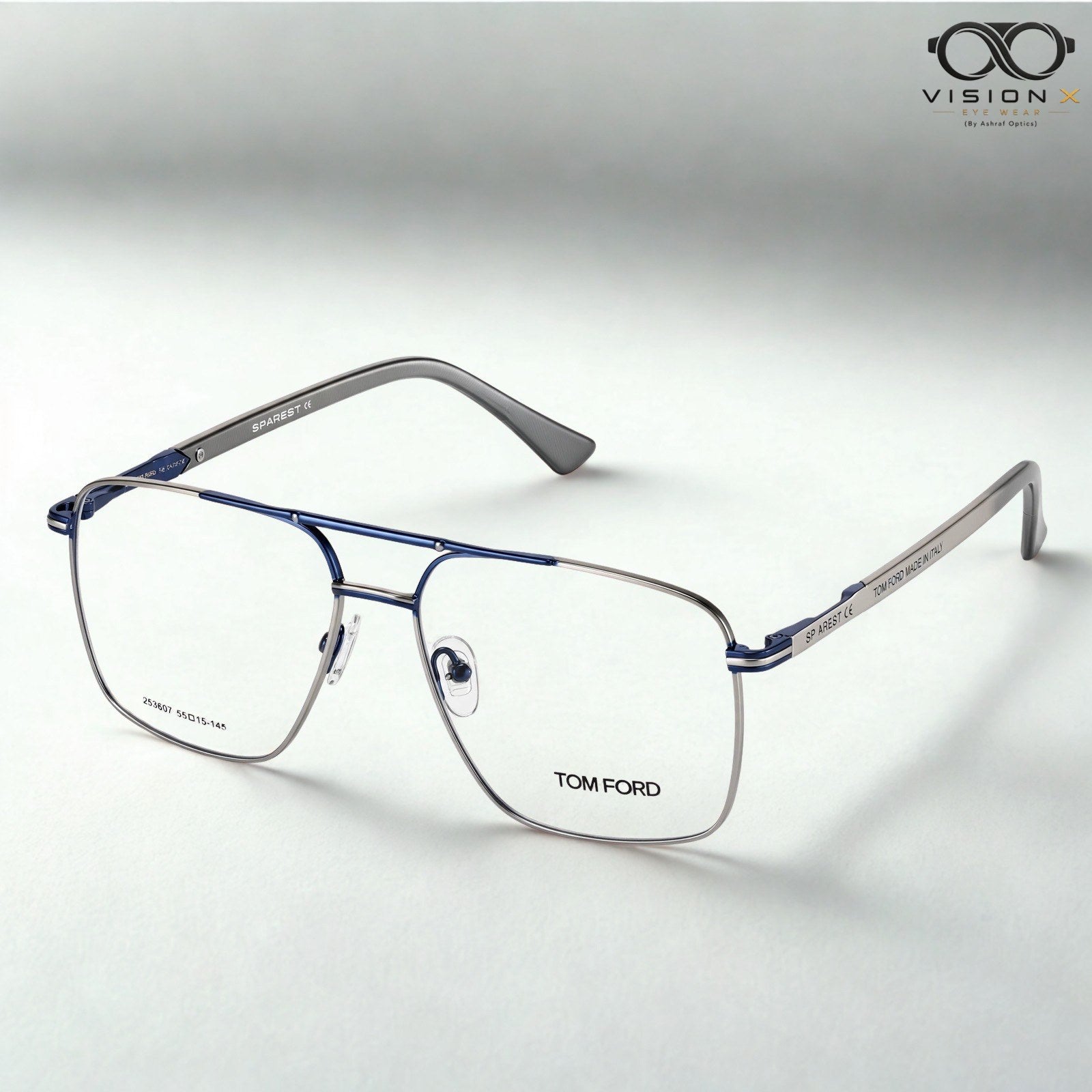 Tom Ford Blue navigator optical frame for men