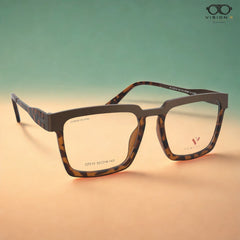 Perfect Tortoise rectangle optical frame for men