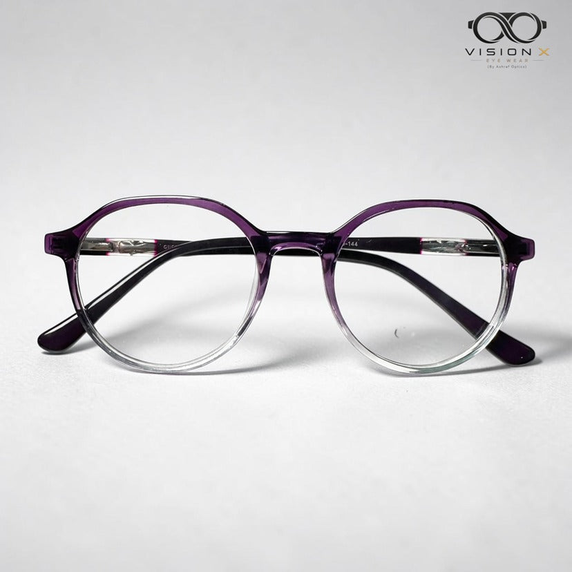 Gucci Purple round optical frame for women