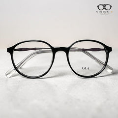 Gucci Black round optical frame for women view 2
