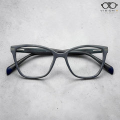 Bermando Grey Blue cat eye optical frame for women