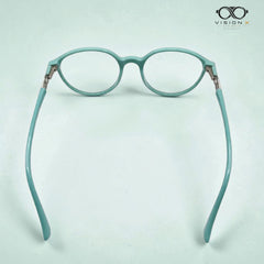 Gucci Teal round optical frame for women view 3