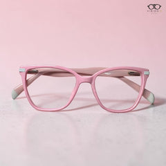 Bermando Pink cat eye optical frame for women view 2