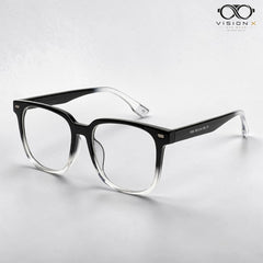 HADAIY2 Black Clear square optical frame for women view 2