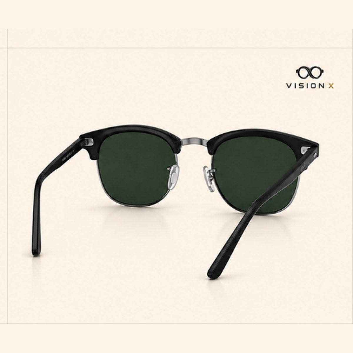 RAYBAN CLUBMASTER MATTE S01 sunglasses view 4