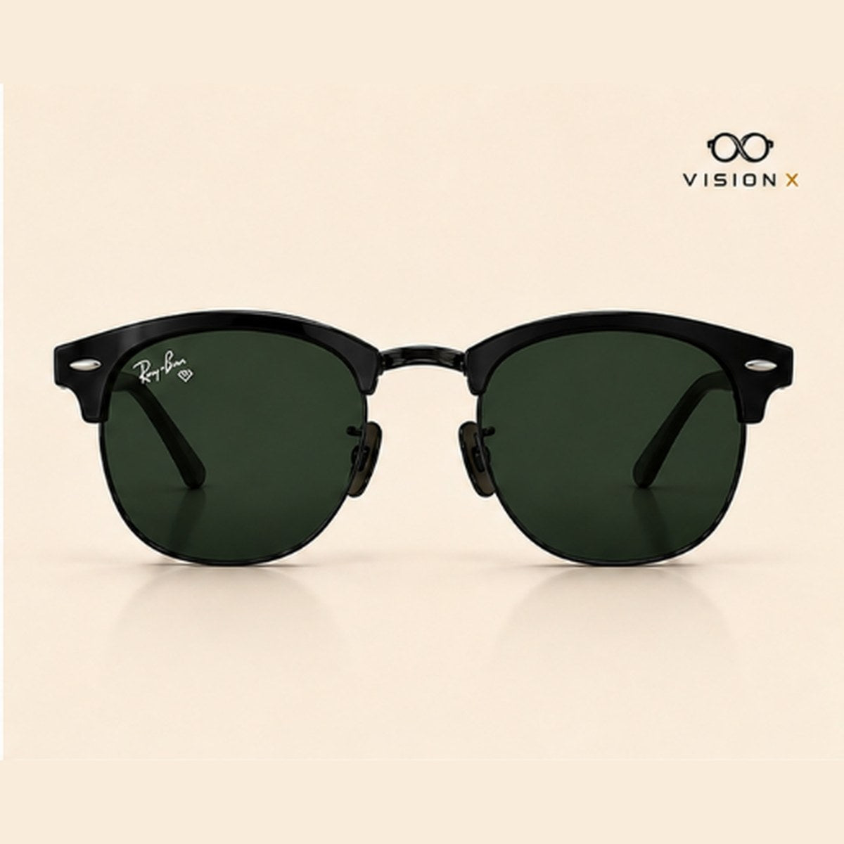 RAYBAN CLUBMASTER GLOSS S02 sunglasses view 2