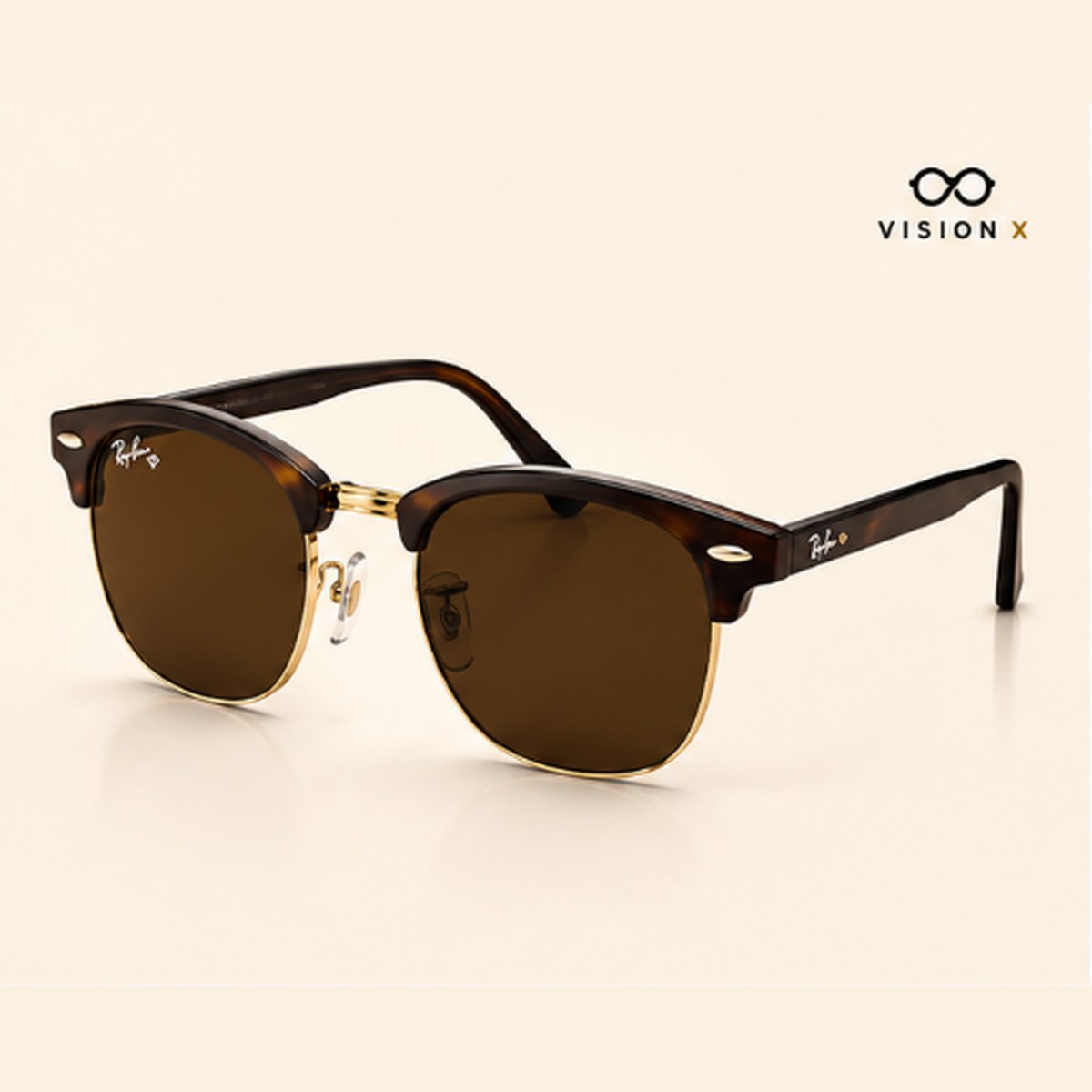 RAYBAN CLUBMASTER GOLD S03 sunglasses