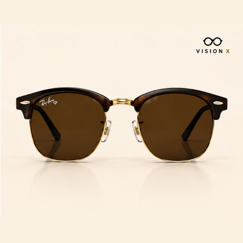 RAYBAN CLUBMASTER GOLD S03 sunglasses view 2