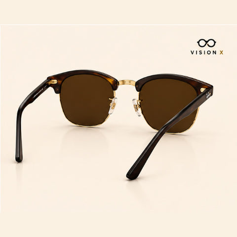 RAYBAN CLUBMASTER GOLD S03 sunglasses view 4