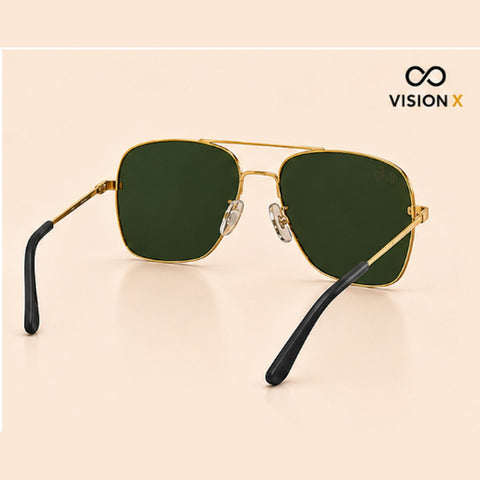 RAYBAN SQUARE AVIATOR GOLD S08 sunglasses view 4