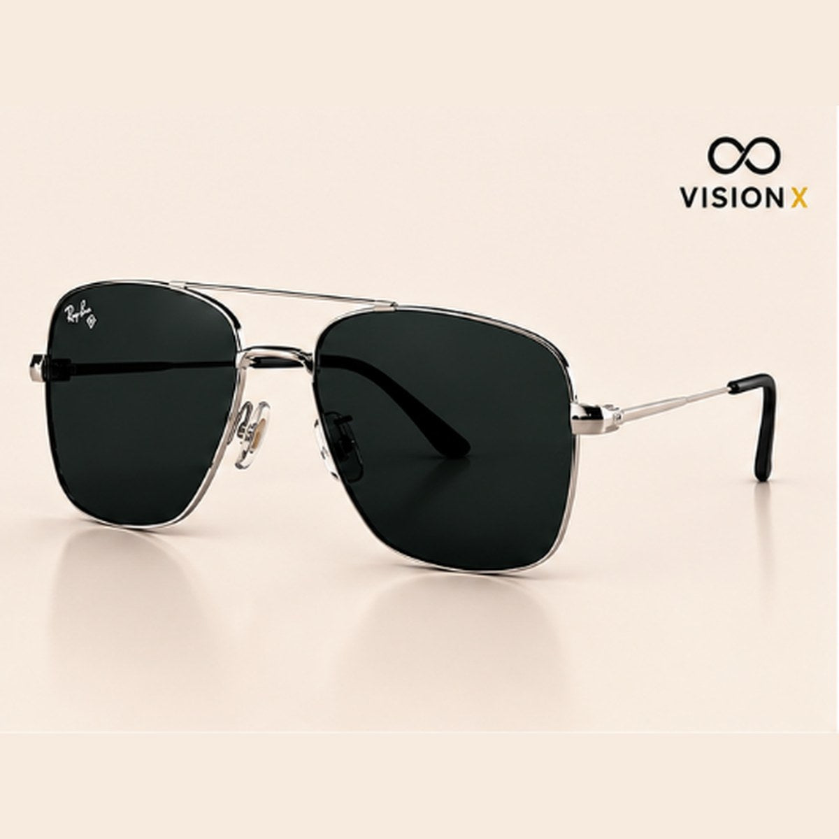 RAYBAN SQUARE AVIATOR CHROME S09 sunglasses