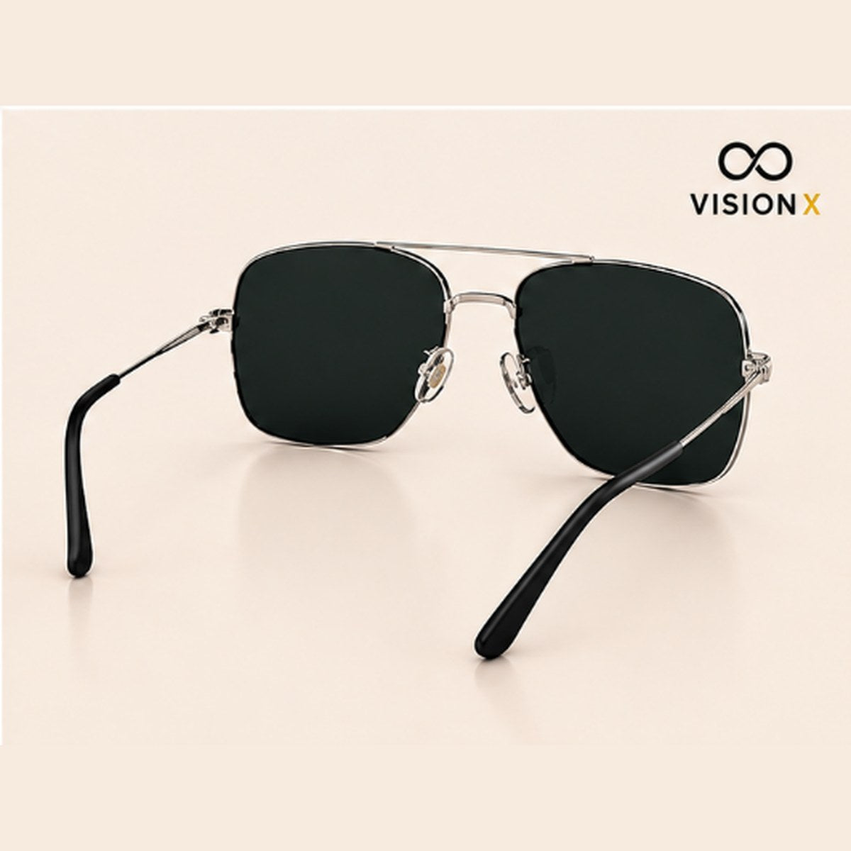 RAYBAN SQUARE AVIATOR CHROME S09 sunglasses view 4