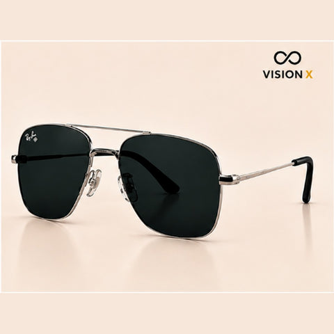 RAYBAN SQUARE AVIATOR CHROME S09 sunglasses view 5