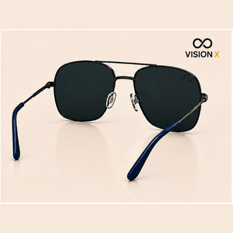 RAYBAN SQUARE AVIATOR BLACK S10 sunglasses view 4