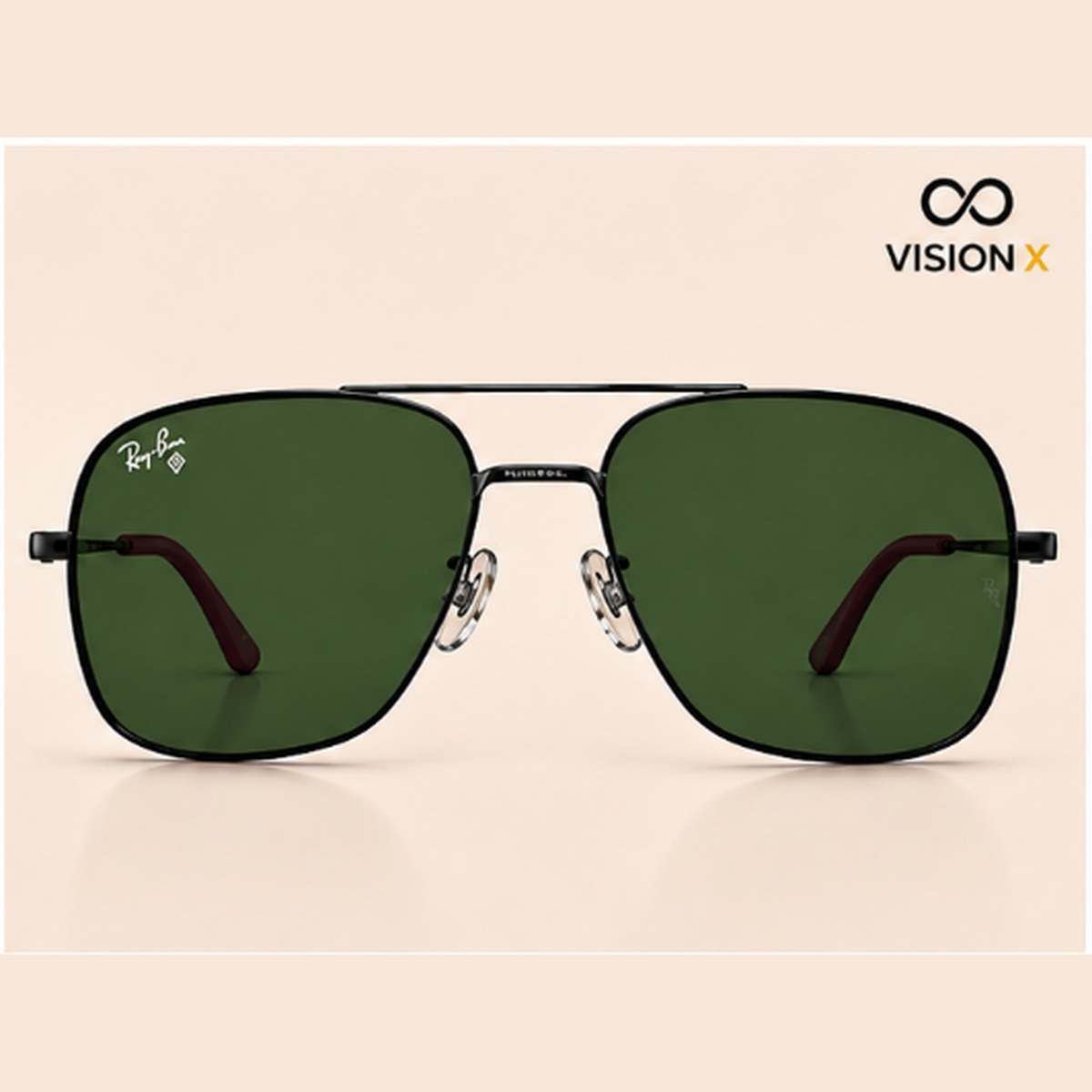RAYBAN SQUARE AVIATOR GLOSS S11 sunglasses view 2