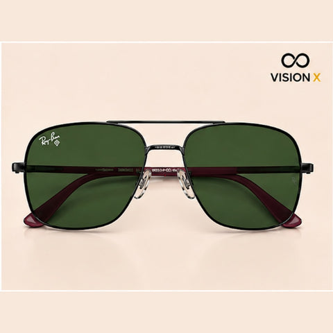 RAYBAN SQUARE AVIATOR GLOSS S11 sunglasses view 3