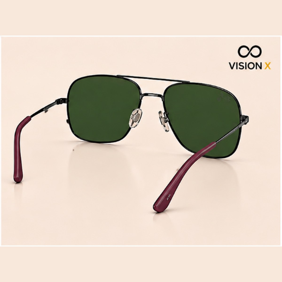 RAYBAN SQUARE AVIATOR GLOSS S11 sunglasses view 4